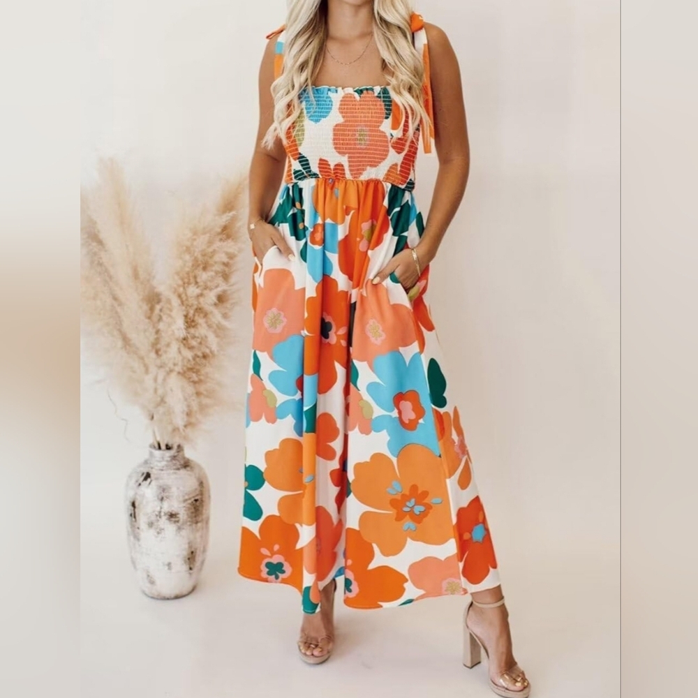 Genny Floral Maxi Dress.